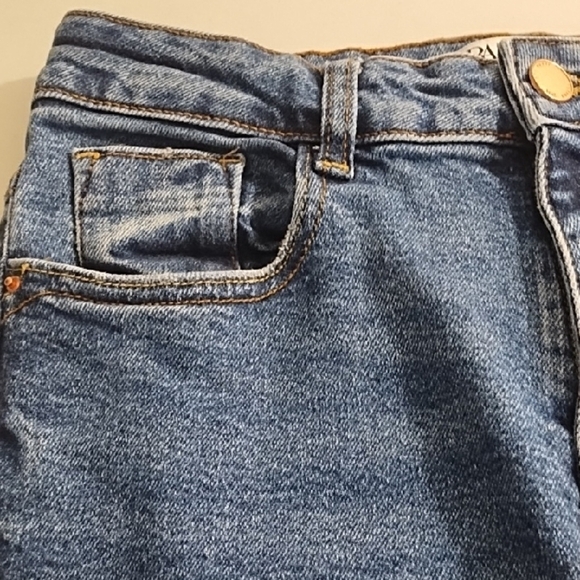 5 Pocket Cotton Stretch Denim Jeans High Rise - Picture 7 of 16